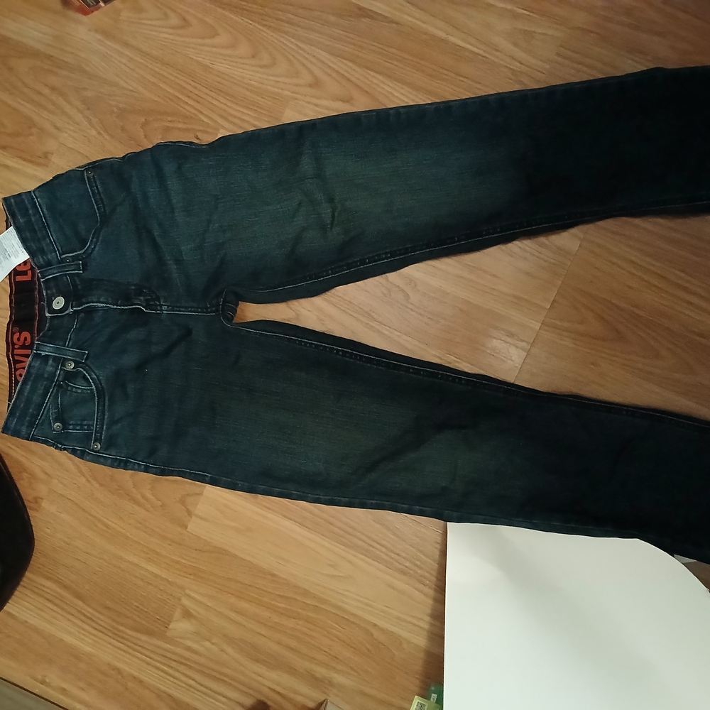 Levi's Blue Straight-Leg Jeans Classic Denim